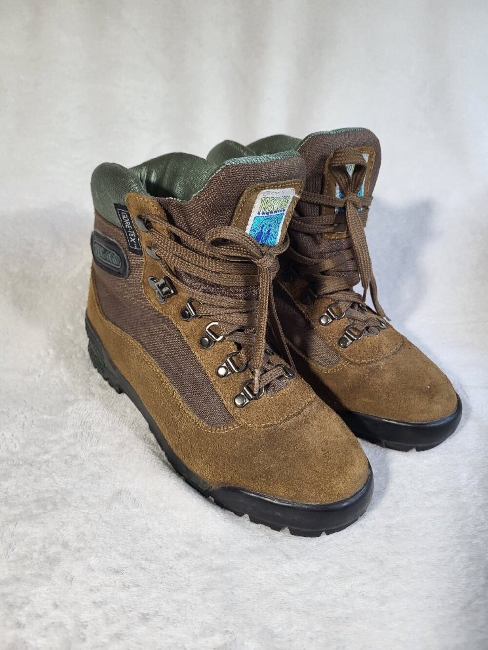 Vintage Tecnica Hiking Leather Boots Mens 8.5 US